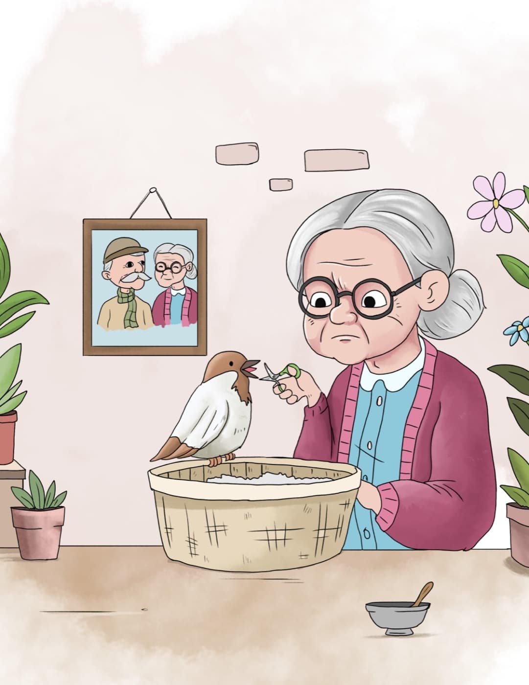 Custom illustration 1, view 1